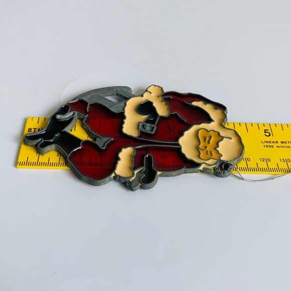 Vintage Stained Glass Metal Christmas Ornament - Picture 5 of 6